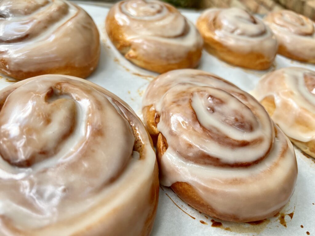 Glazed Homemade Honey Buns