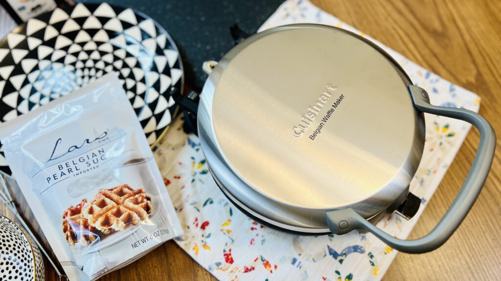 Belgian Waffle Maker and Belgian Pearl Sugar