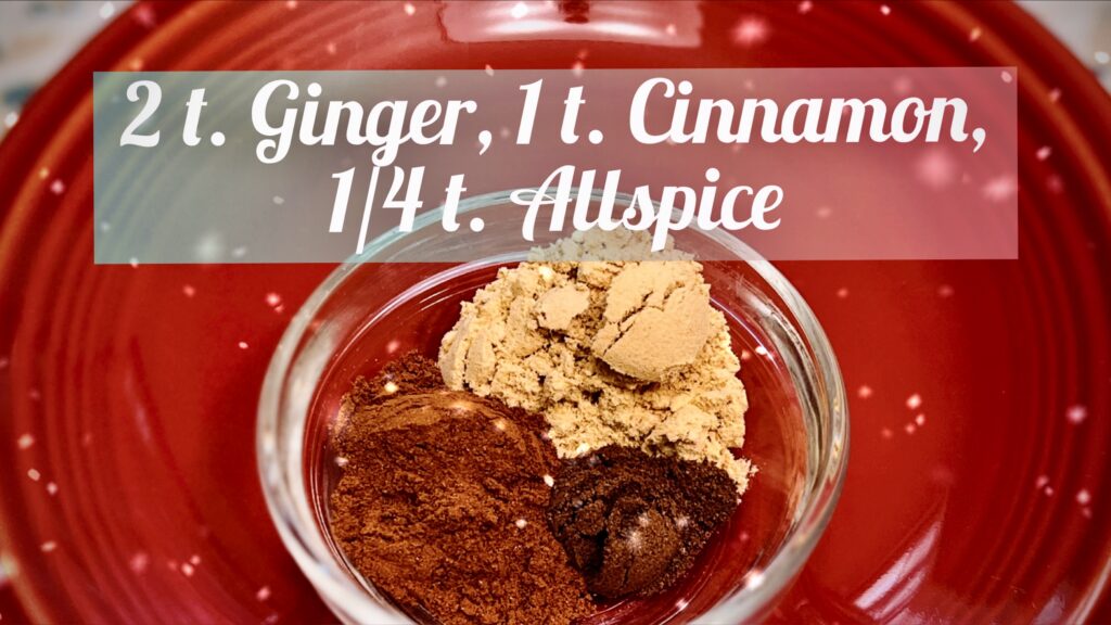 Cinnamon Ginger and Allspice