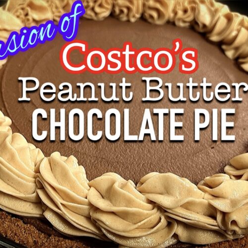 Copycat Costco Peanut Butter Chocolate Pie Recipe (No-Bake)