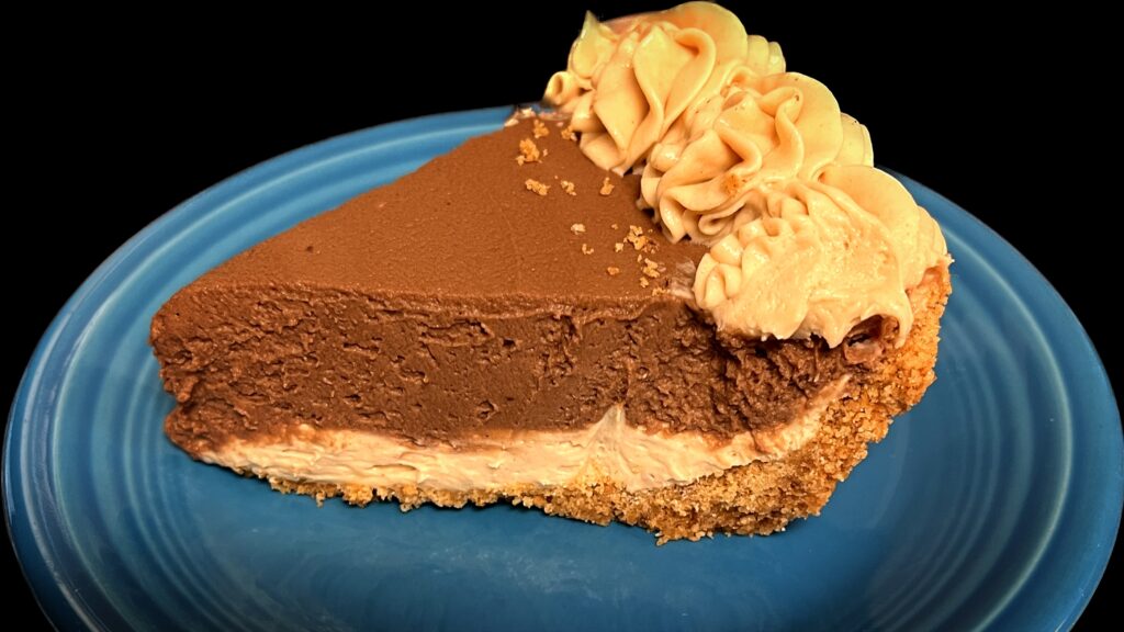 Peanut Butter Chocolate Pie slice