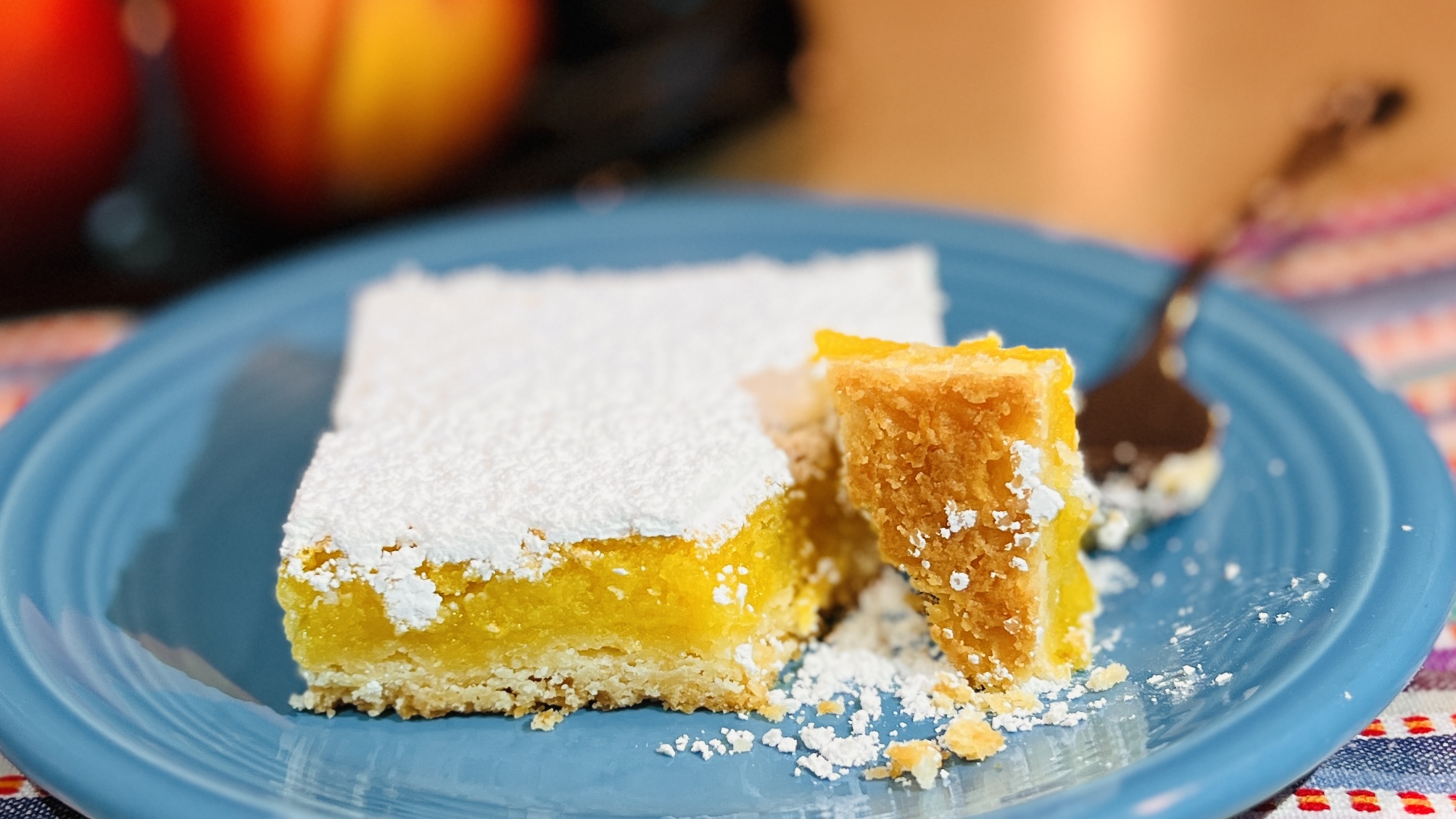 Peach Bars Double Stop Bake Shop