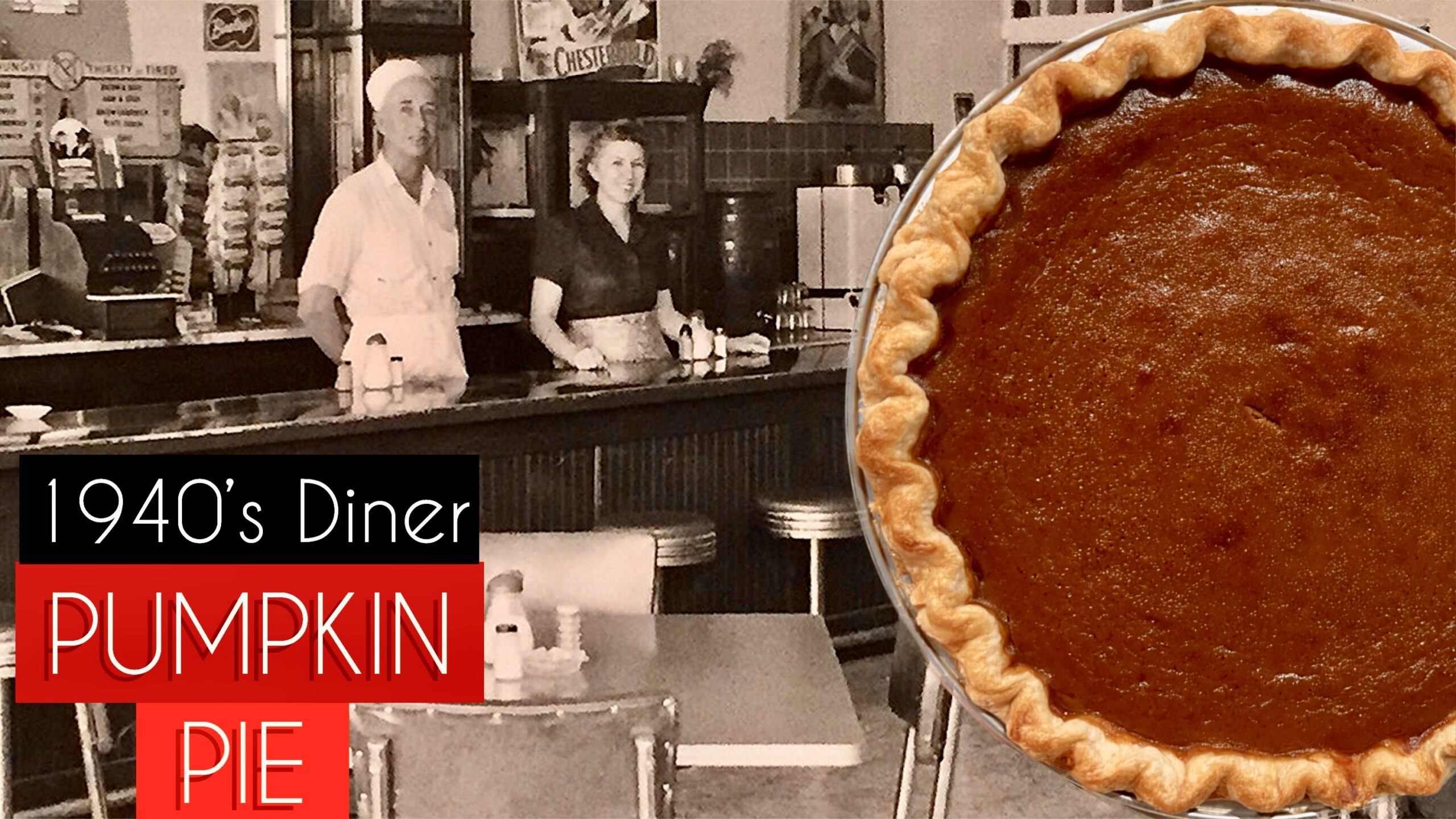 Diner Pumpkin Pie - 1940's Recipe - Double Stop Bake Shop