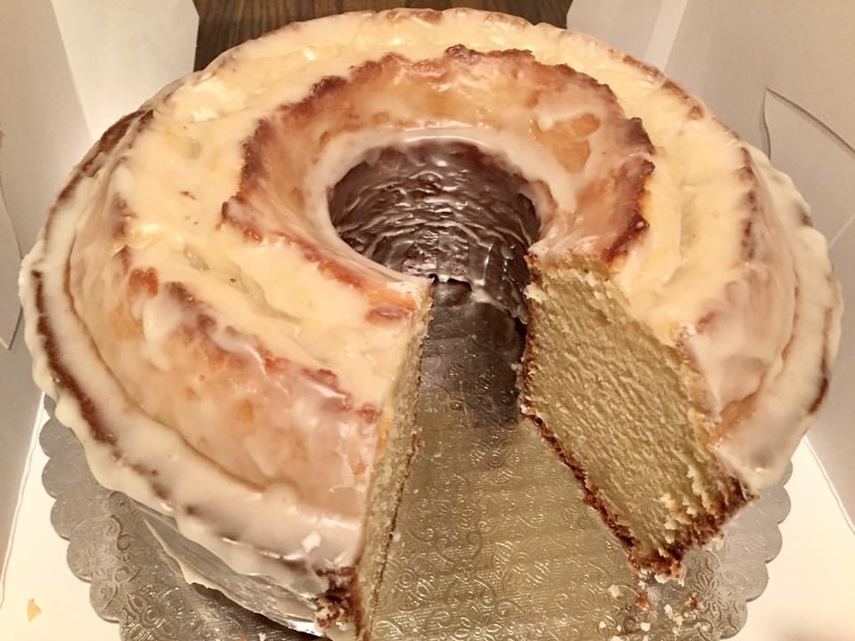 glazed pound cake