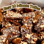 Easy 10 Minute Toffee Recipe - square picture